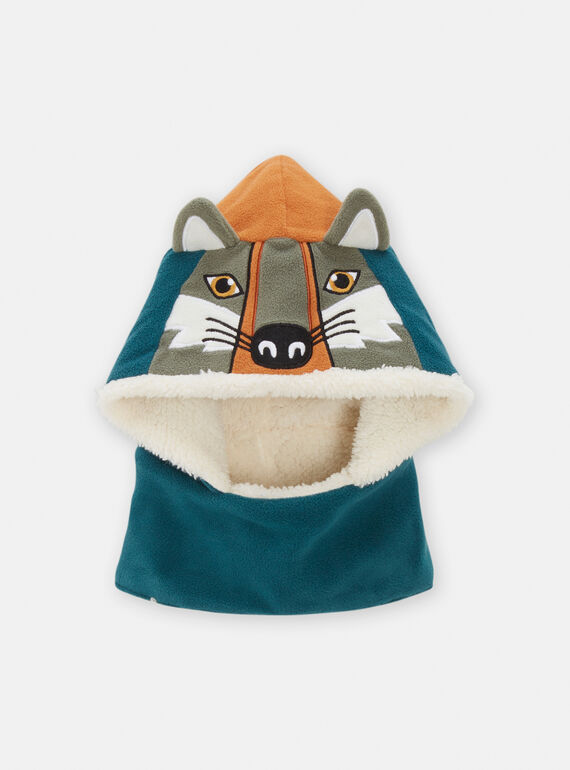Balaclava azul-petróleo para menino SYOGROCAG2 / 23WI02O2CAG715